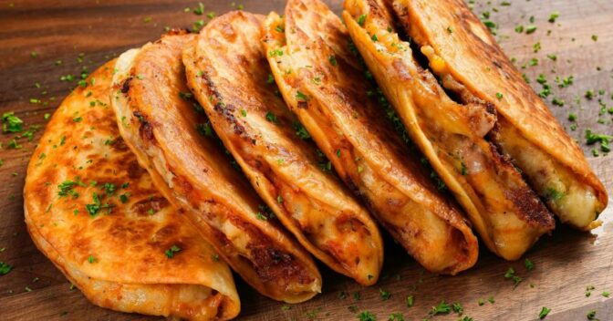 Lanche: Receita de Quesadilla de Queijo de Batata Crocante: Uma das Minhas Receitas Favoritas