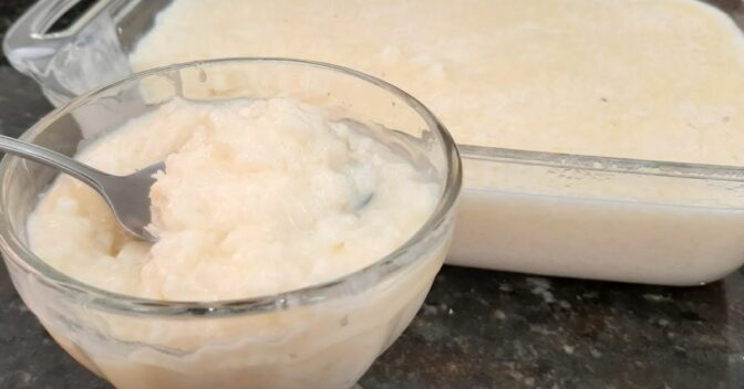 Sobremesas: Receita Incrivel de Sobremesa de Creme de Tapioca na Travesa