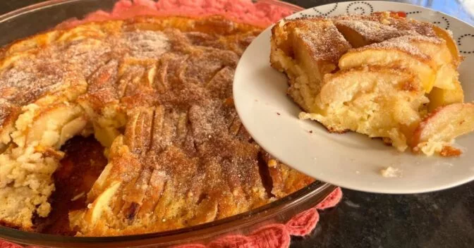 Tortas: Desde que Aprendi essa Receita de Torta de Maçã com Canela Sempre Faço para um Delicioso Lanche da Tarde