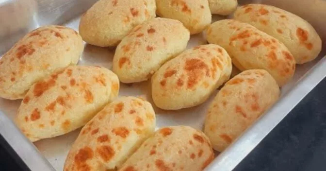 Lanche: Biscoito de Polvilho Com Queijo Super Delicioso