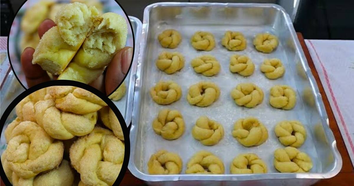 Biscoito de Rosquinha de Creme de Leite: A Massa Rende até 60 Rosquinhas