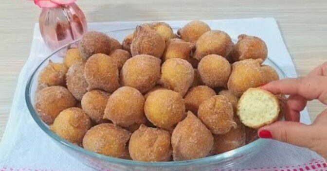 Lanche: Bolinho de Chuva Mega Macio e Sequinho