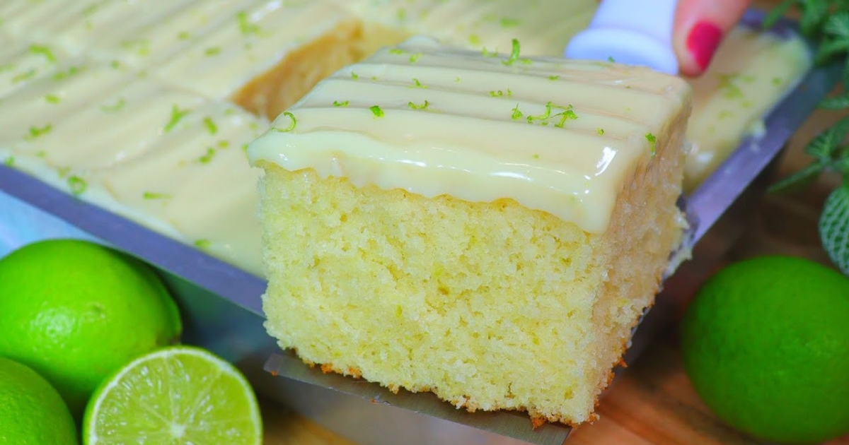 Bolo de Limão Super Fofinho de Liquidificador O Bolo de Limão Super Fofinho de Liquidificador...