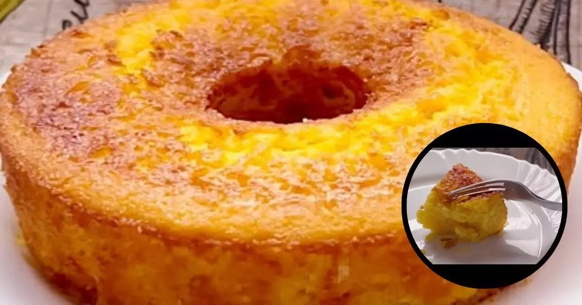 Bolo de Milho Sem Glúten Sem Lactose Feito Tudo no Liquidificador de Massa Fofinha