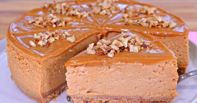 Sobremesas: Cheesecake de Doce de Leite sem Gelatina