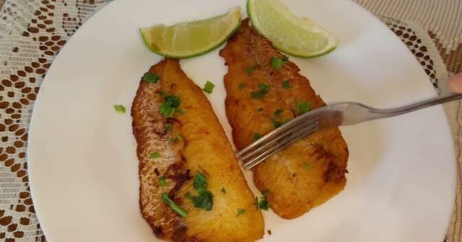 Peixes: Filé de Peixe Grelhado de Frigideira