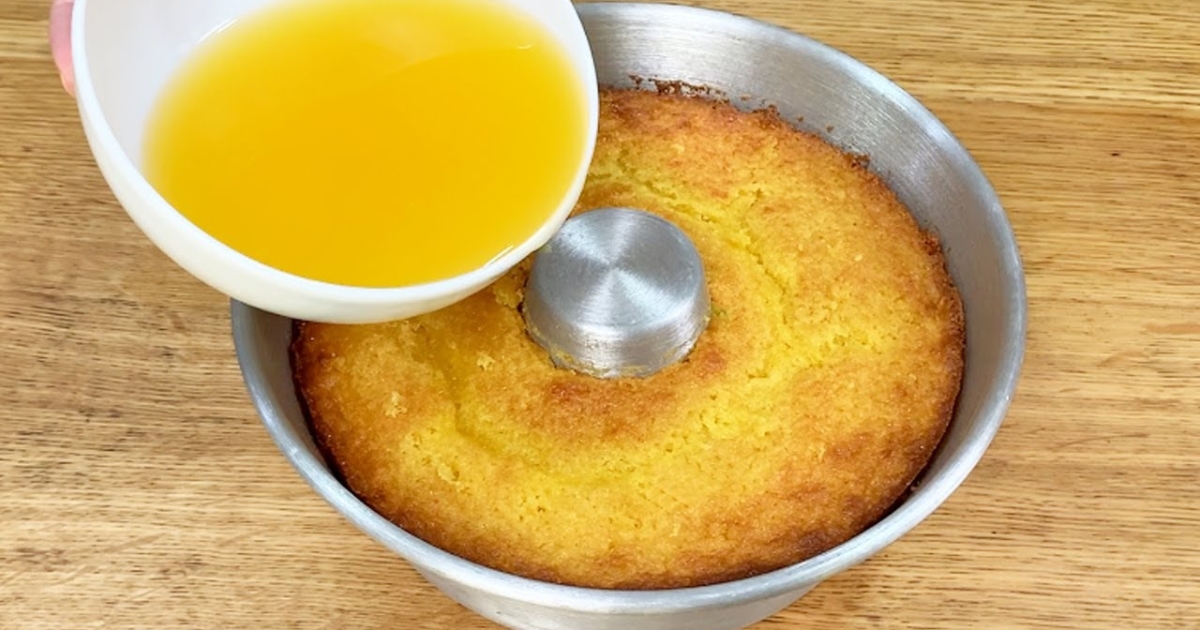 O Melhor Bolo de Laranja Fit Sem Trigo, Sem Açúcar e Sem Leite