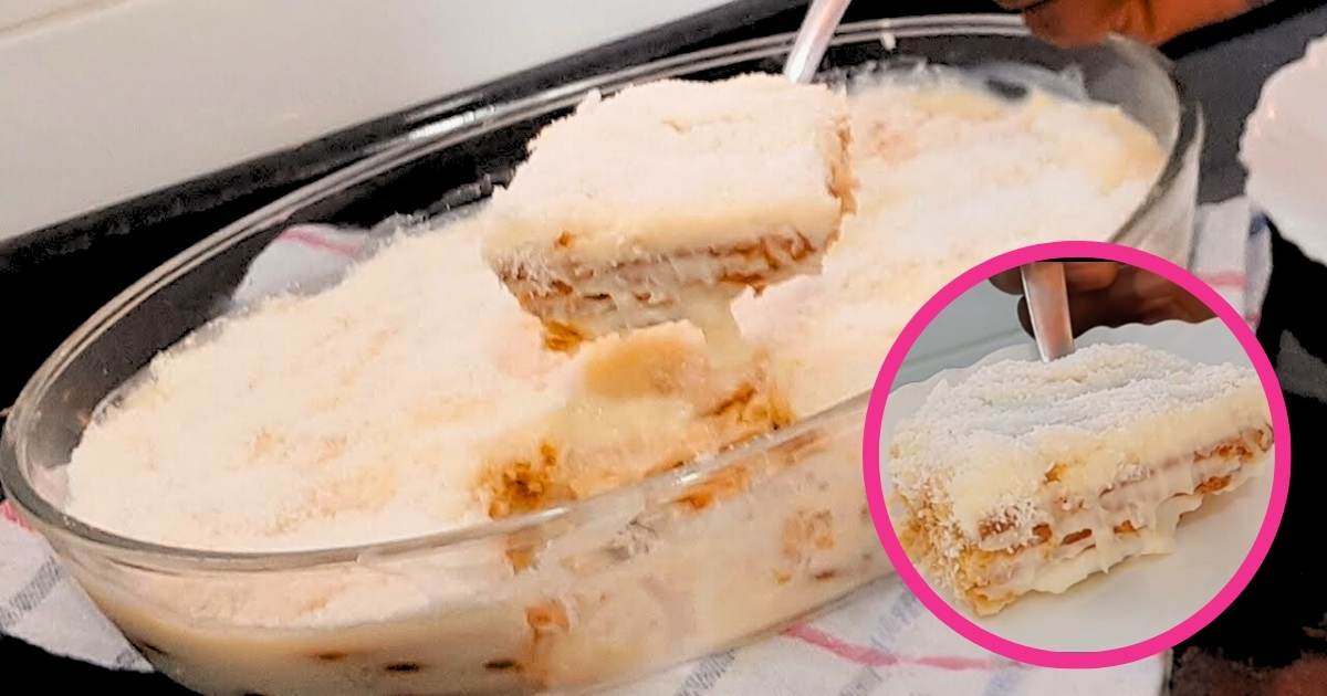 Pavê de Coco Super Cremoso Fácil de Fazer Para Iniciantes