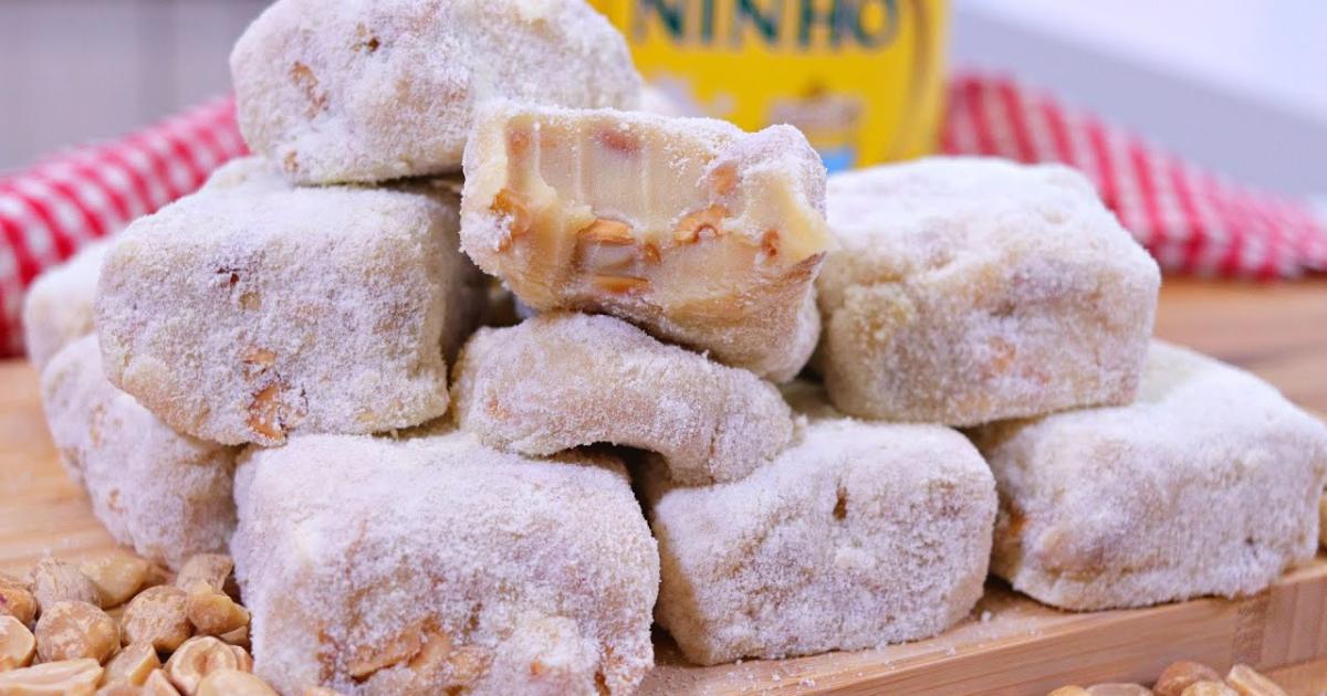 O pé de moça super cremosa de leite ninho é uma deliciosa variação do doce...