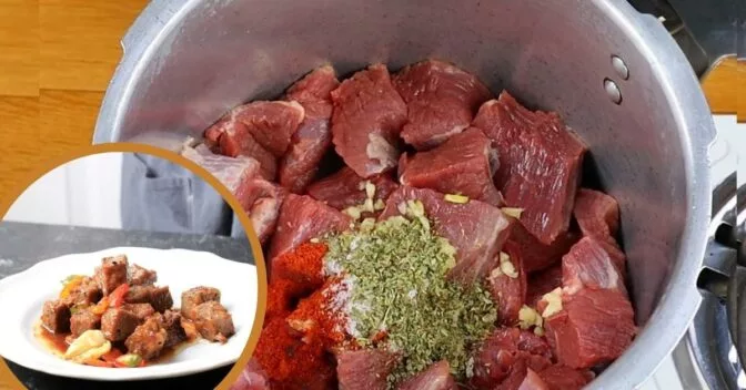 Carnes: Peito Bovino: Nunca Mais Coloque Água na Panela de Pressão