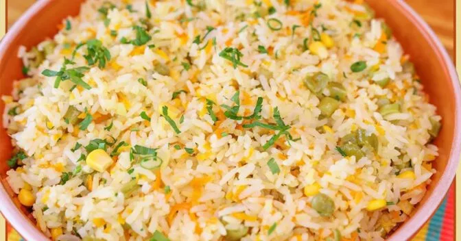 Especiais: Receita de Arroz com Legumes Soltinho Gostoso e Nutritivo