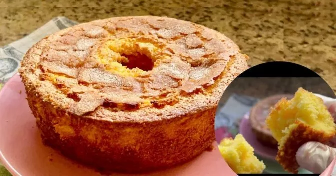 Festa Junina: Segredo do Bolo de Fubá: Massa Desmanchando de Tão Fofinha com Casquinha Crocante