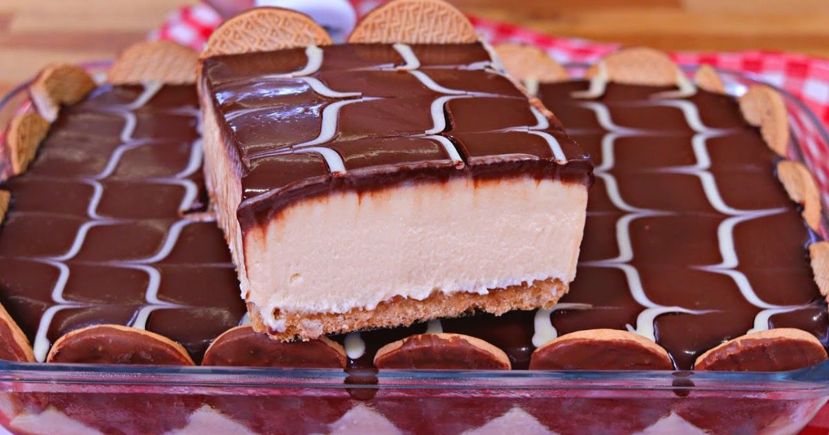 Torta Holandesa Na Travessa Sem Gelatina A Torta Holandesa Na Travessa Sem Gelatina é uma...