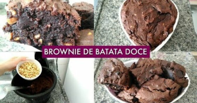 Brownies: Como Fazer Brownie de Batata Doce, Bem Fácil e Muito Gostoso