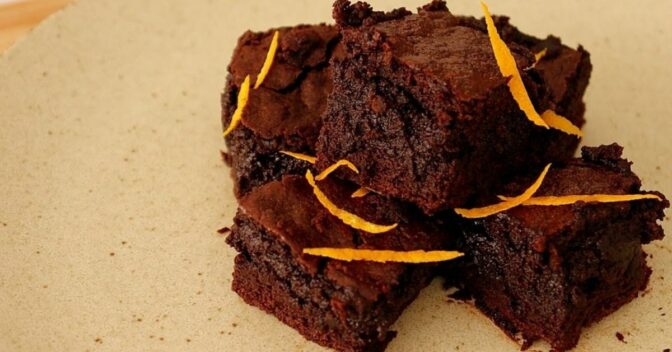 Brownies: Como Fazer Brownies de Laranja: Receita Simples e Deliciosa