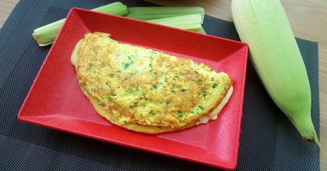 Especiais: Tenha um Delicioso Café da Manhã com essa Panqueca de Milho Verde