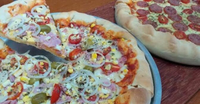 Lanche: Pizza com Borda Recheada: Aprenda de Jeito Fácil para Você Fazer Sempre que Quizer