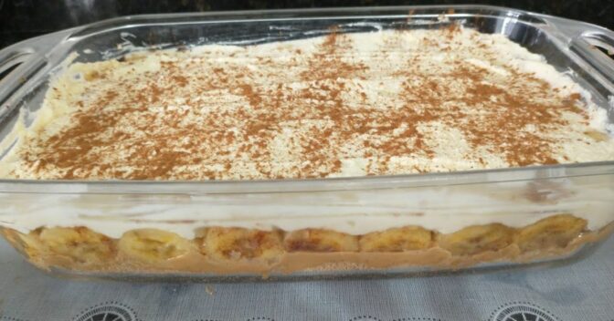 Sobremesas: Torta de Banofee na Travesa, Receita Simples e Muito Gostosa