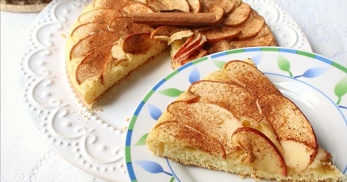 Receita de Torta Simples de Maçã: Prepara Fácil para um Lanche da Tarde