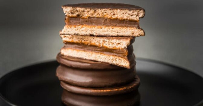 Biscoitos: Alfajor Saudável e Delicioso para Bebês Receita Fácil Sem Açúcar