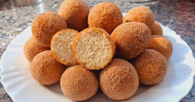 Lanche: Bolinho de Polvilho Azedo Sem Trigo