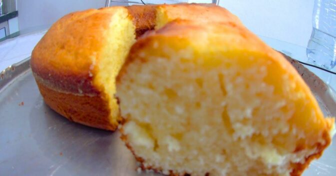 Bolos: Bolo de Laranja com Creme de Leite Super Fofinho