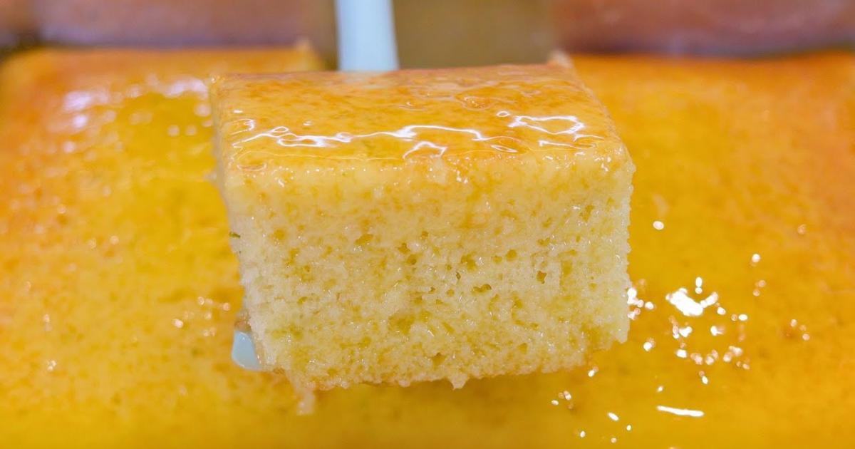 Bolo de Laranja de Liquidificador Com Calda Fofinho e Molhadinho Construa um delicioso Bolo de...