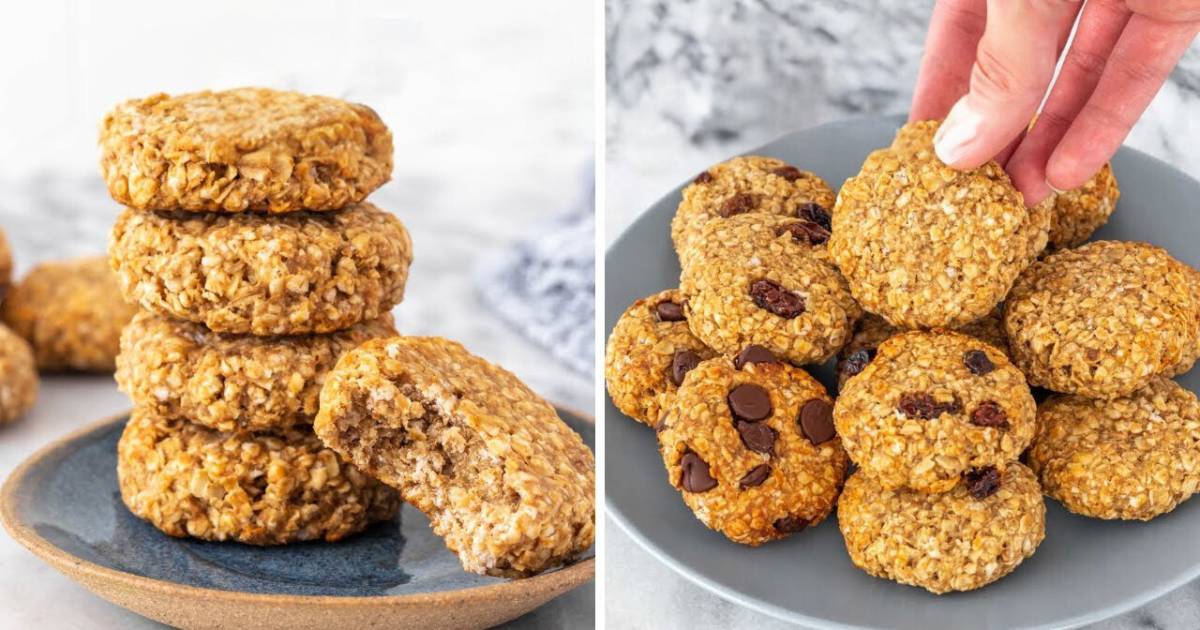 Cookies Mágicos de Aveia: O Doce Sem Culpa com Apenas 3 Ingredientes e Zero Açúcar!