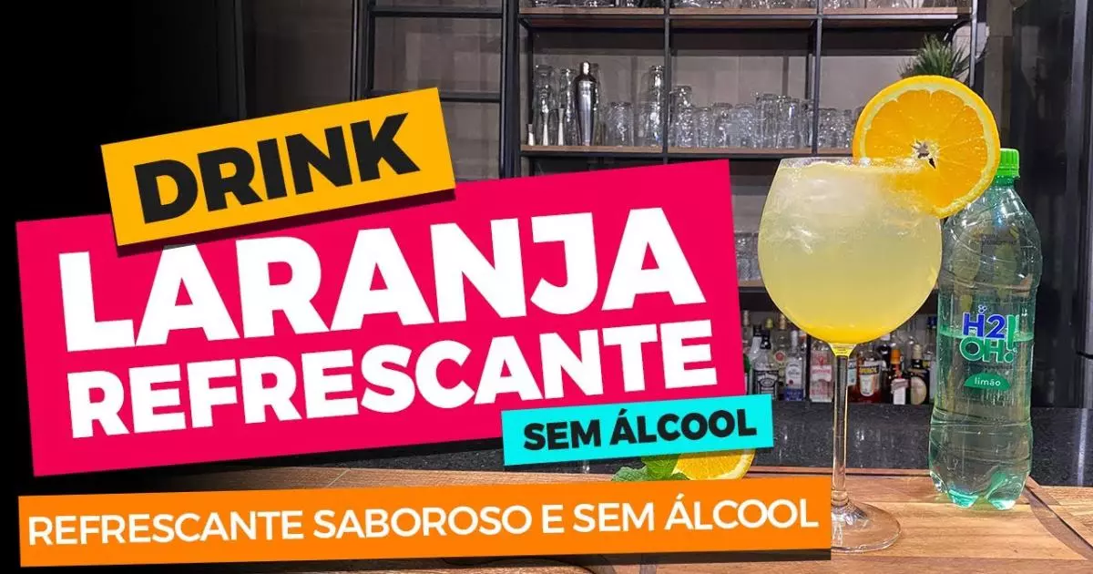 Este drink de laranja sem álcool é a escolha perfeita para aproveitar as férias de...