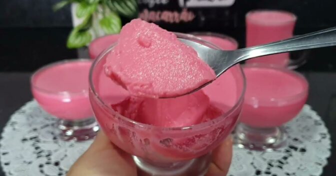 Sobremesas: Gelatina Super Cremosa Com Apenas Dois Ingredientes