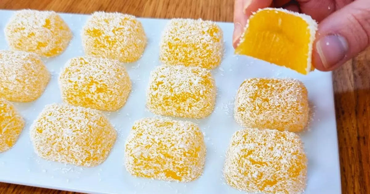 Esta receita de goma de laranja é perfeita para quem procura uma sobremesa saudável e...