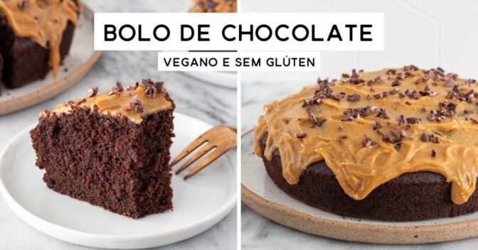 Vegetariano e Vegano: O Melhor Bolo de Chocolate Vegano Sem Glúten: Fácil, Rápido e Delicioso!