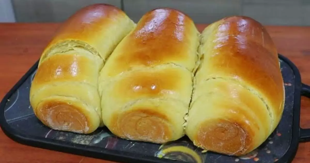 Pão Caseiro de Massa Fofinha para um Lanche Simples e Deliociso