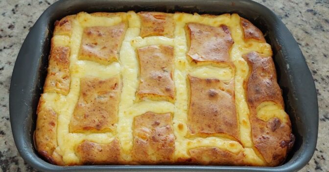 Lanche: Torta de Queijo e Presunto Com Catupiry Super Rápido e Fácil