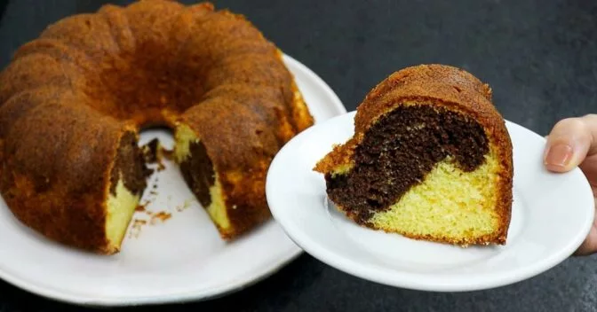 Bolos: Bolo Mesclado de Laranja com Chocolate: Receita Simples Para Você Lanchar a Tarde