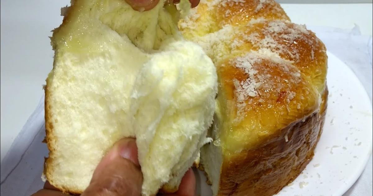 Receita de Pão de Coco na Forma Bem Simples de Preparar para Um Café da Manhã Delicioso