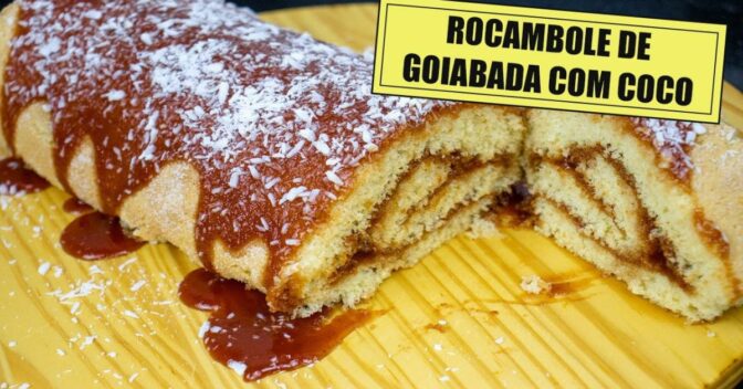 Sobremesas: Delicioso Rocambole de Goiabada com Coco: Aprenda a Fazer e Surpreenda a Todos