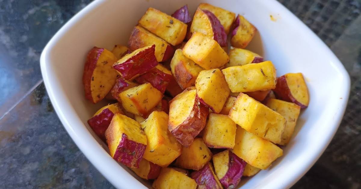 A batata doce crocante na Air Fryer é uma opção deliciosa e saudável para quem...