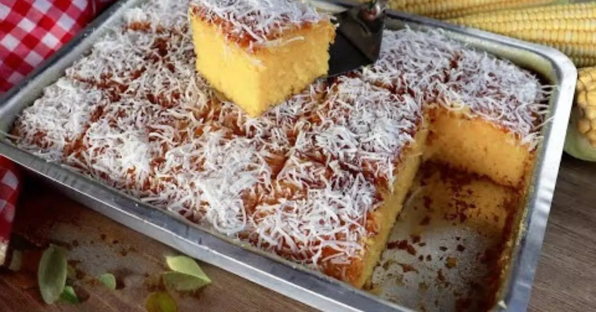 Bolo de Milho Com Coco Fofinho O Bolo de Milho Com Coco Fofinho é uma...