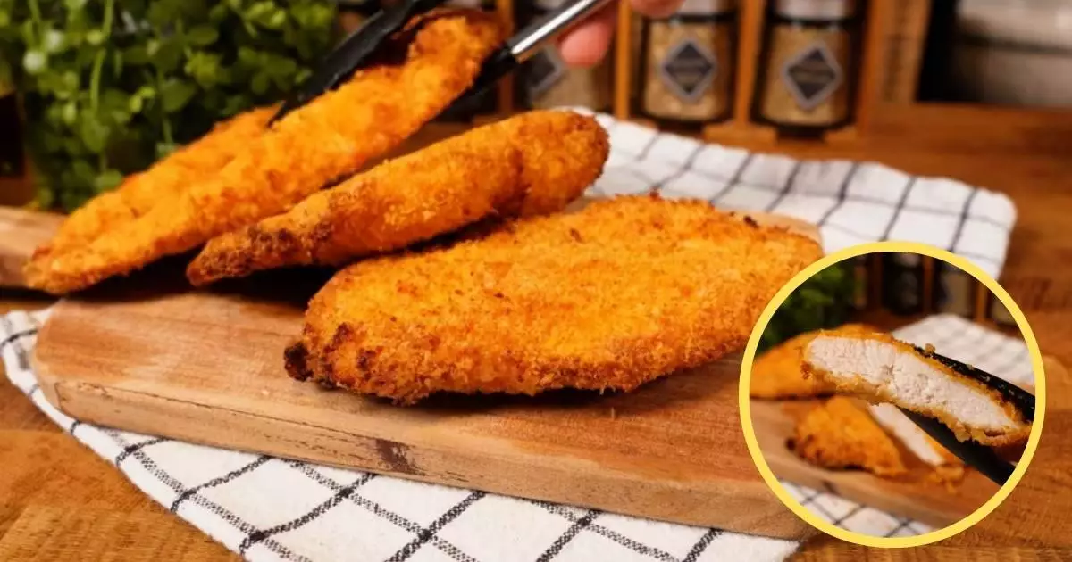 Frango Empanado Sem Fritura Super Crocante que Vão te Surpreender