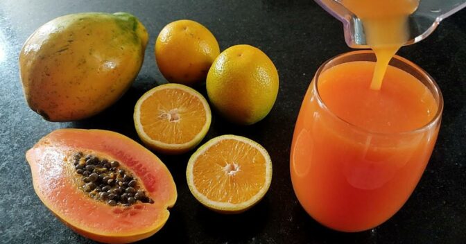 Especiais: Para que Serve o Suco de Laranja com Mamão? Acompanhe a Receita e Seus Benefícios