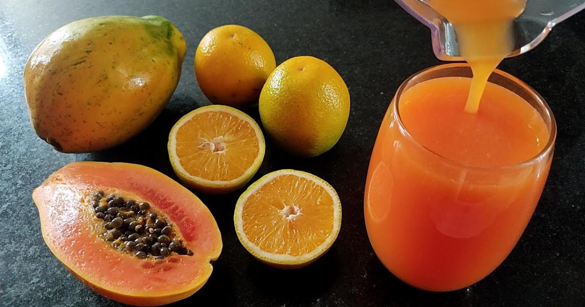 Para que Serve o Suco de Laranja com Mamão? Acompanhe a Receita e Seus Benefícios