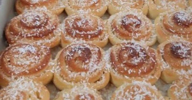 Pães: Rosca Húngara Fofinha e Irresistível com Recheio de Coco