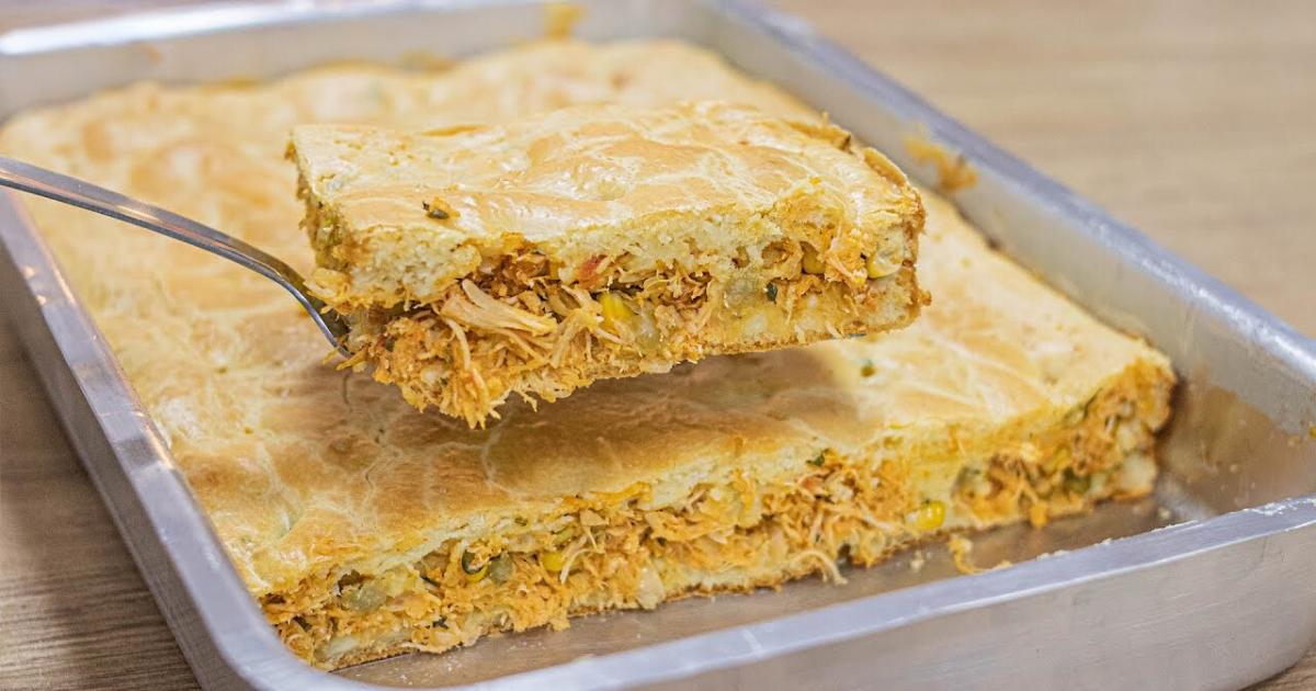 Torta de Frango de Liquidificador Super Fácil e Delicioso A Torta de Frango de Liquidificador...