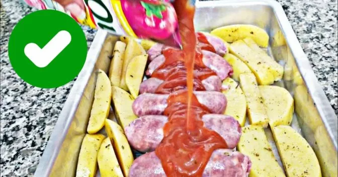 Especiais: Você não vai querer fazer Batata com Linguiça de outro jeito! Olha só essa forma!