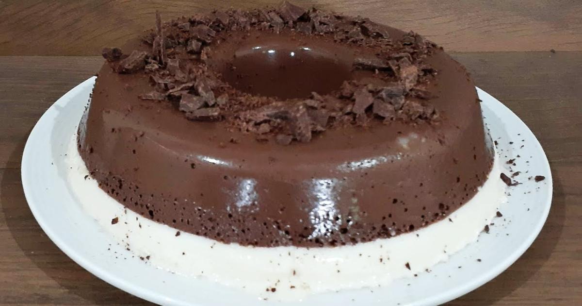 Delicioso Pudim de Chocolate com Coco! Perfeito para o Dia dos Pais, Fácil de Fazer e Não Vai ao Forno.