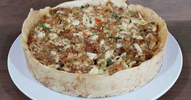 Especiais: Fácil e Muito Gostoso! Quiche de Carne Seca, Receita que Dar Água na Boca.