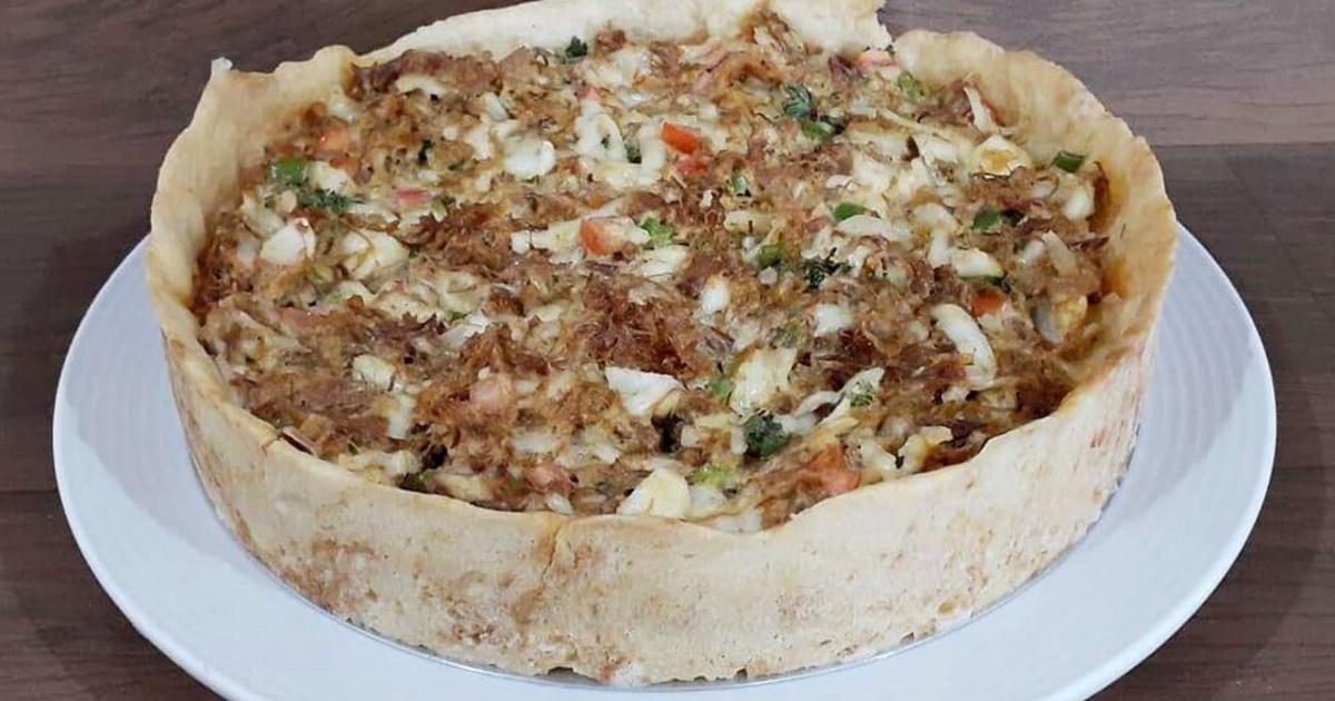 Fácil e Muito Gostoso! Quiche de Carne Seca, Receita que Dar Água na Boca.