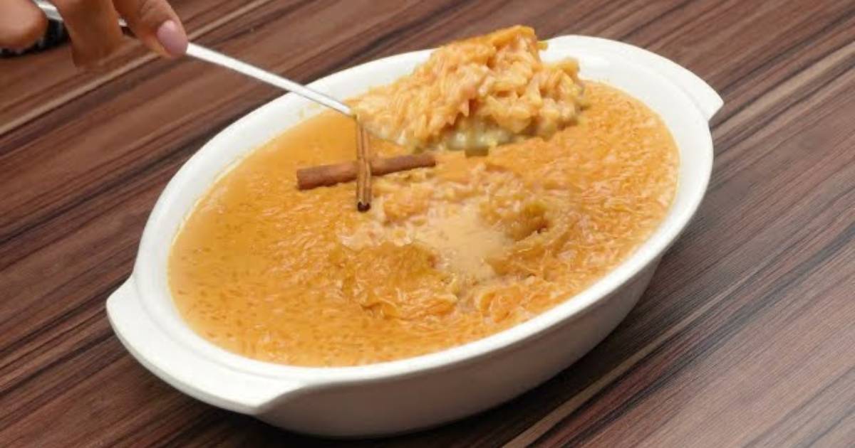 Arroz doce caramelizado que vai surpreender na primeira colher