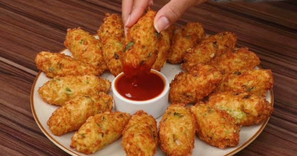 Bolinho de Arroz Crocante e Fácil com Sobras de Arroz